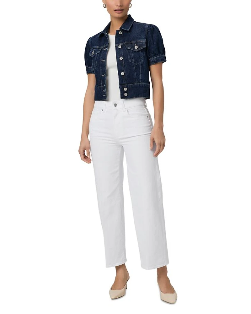 Kendra Puff Sleeve Denim Jacket