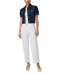 Kendra Puff Sleeve Denim Jacket