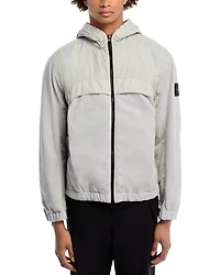 Capospalla Mixed Media Hooded Jacket