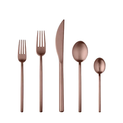 Mepra Due Ice Bronze 20-Piece Flatware Set, Service for 4