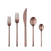 Mepra Due Ice Bronze 20-Piece Flatware Set, Service for 4