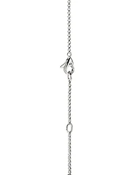Men's Sterling Silver Modern Talisman Diamond Shark Tooth Pendant Necklace, 22"