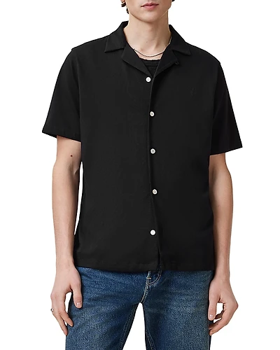 Allsaints Hudson Short Sleeve Button Down Shirt