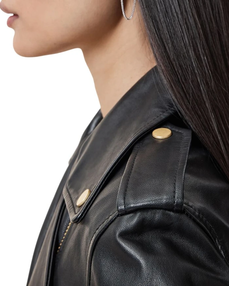 Balfern Leather Biker Jacket