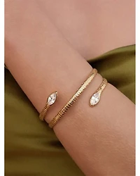 Marquise Coiled Bangle Bracelet