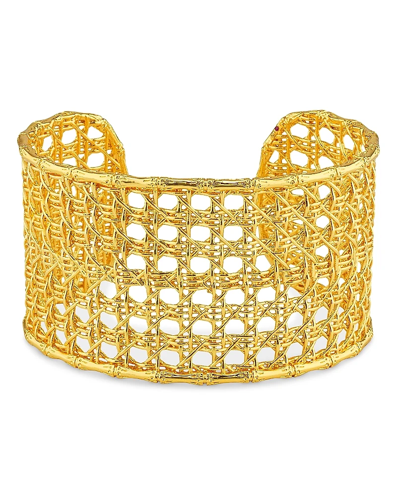 Capucine De Wulf Veranda Caning Cuff Bracelet