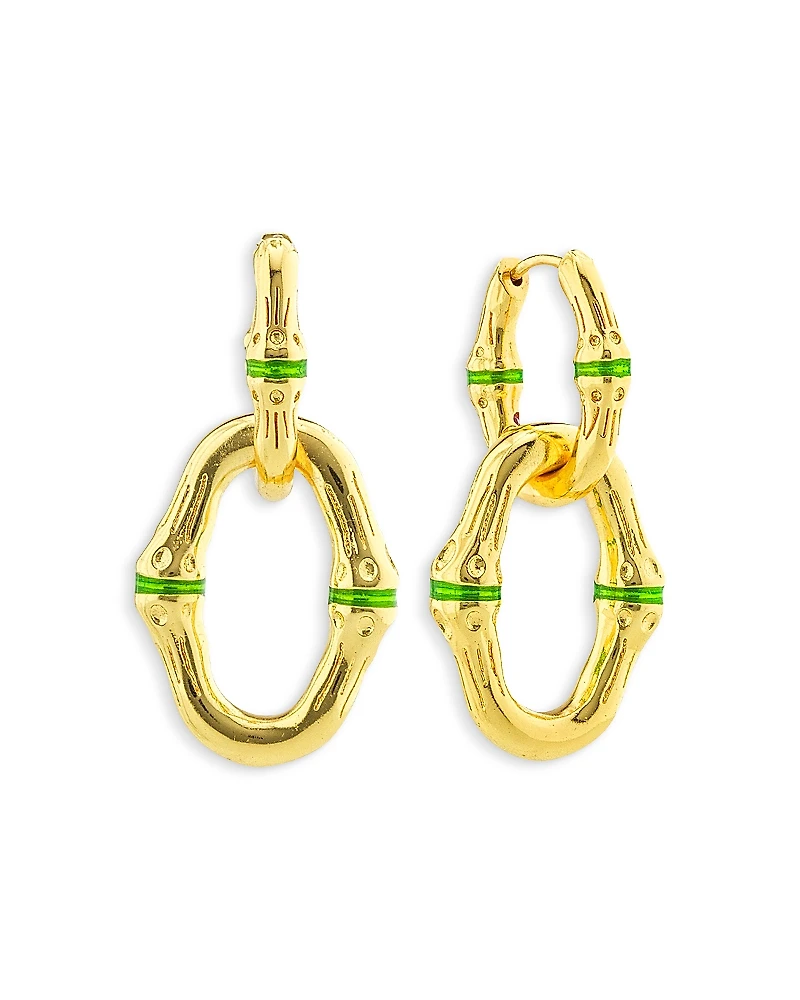 Capucine De Wulf Bangkok Bamboo Link Earrings