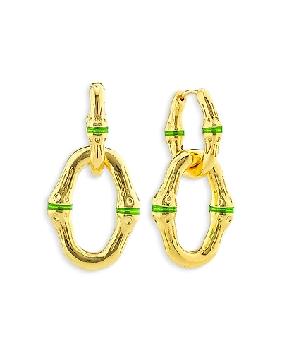 Capucine De Wulf Bangkok Bamboo Link Earrings