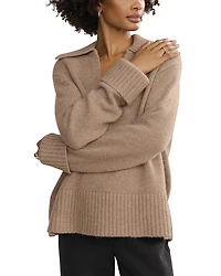 Jenni Kayne Phoebe Cashmere Polo Sweater