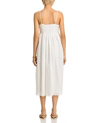 Eyelet V-Neck Dress - Exclusive