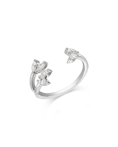 Bloomingdale's Fine Collection Diamond Marquis Cut Cuff Ring