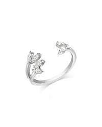 Bloomingdale's Fine Collection Diamond Marquis Cut Cuff Ring