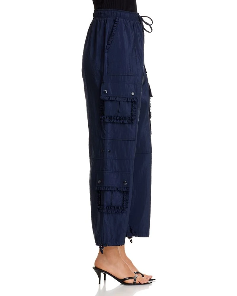 Ruffle Parachute Pants