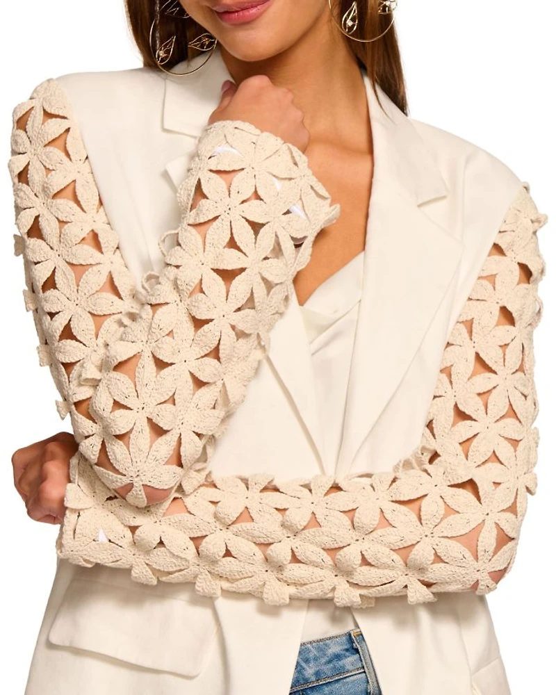 Kelsey Crochet Sleeve Jacket