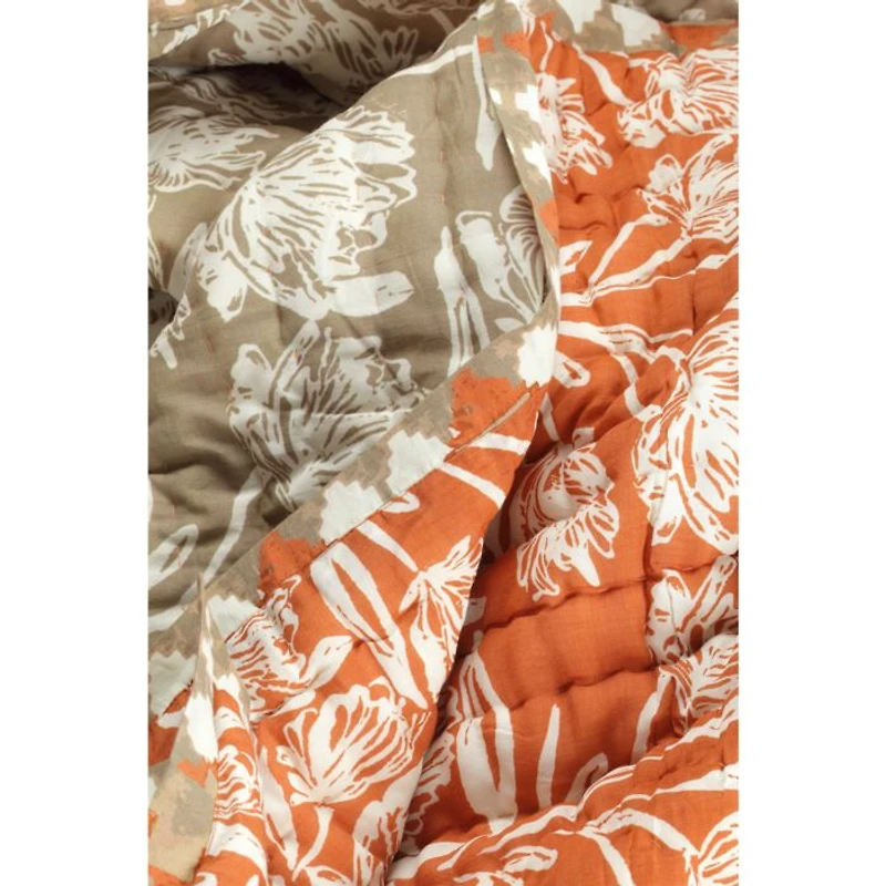 Saffron Handcrafted Cotton Quilt
