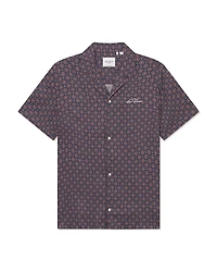 Les Deux Foulard Print Short Sleeve Shirt
