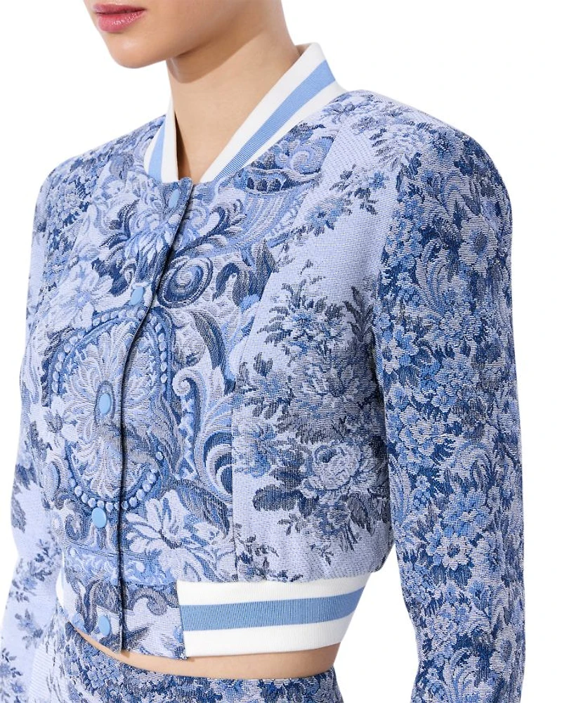 Barton Cropped Varsity Jacket