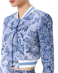 Barton Cropped Varsity Jacket