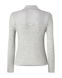 Makalu Ribbed Polo Top