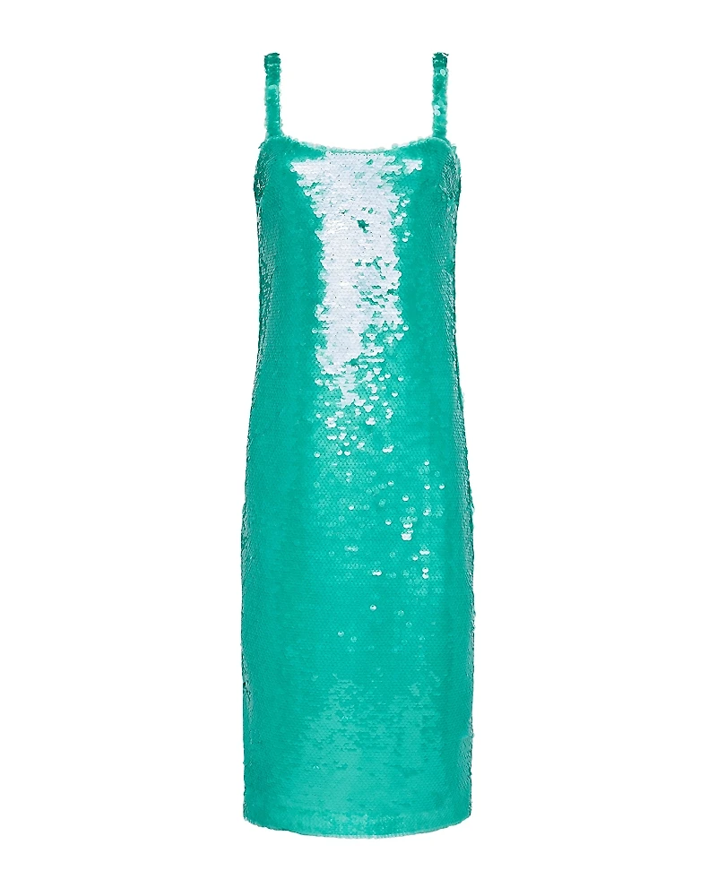 L'Agence Gabin Sequin Midi Dress