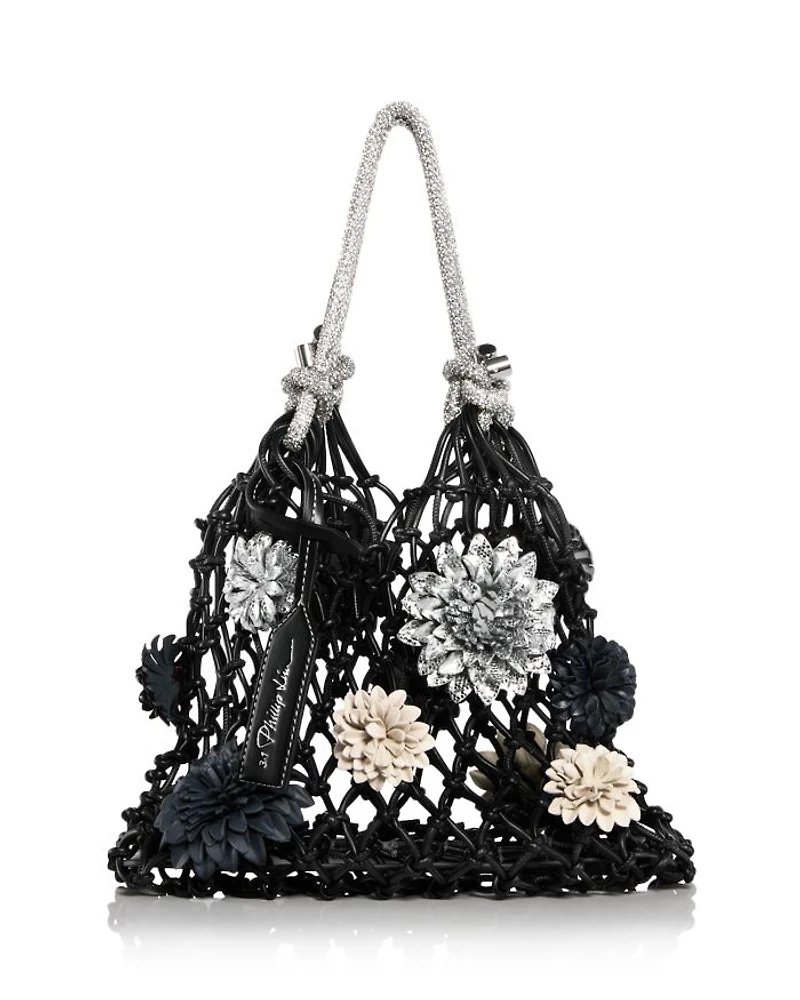 Macrame Mini Sac With Flowers