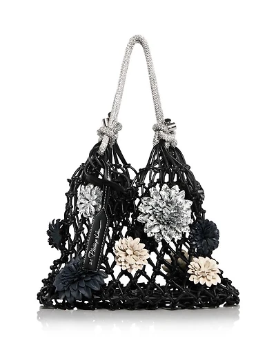 Macrame Mini Sac With Flowers