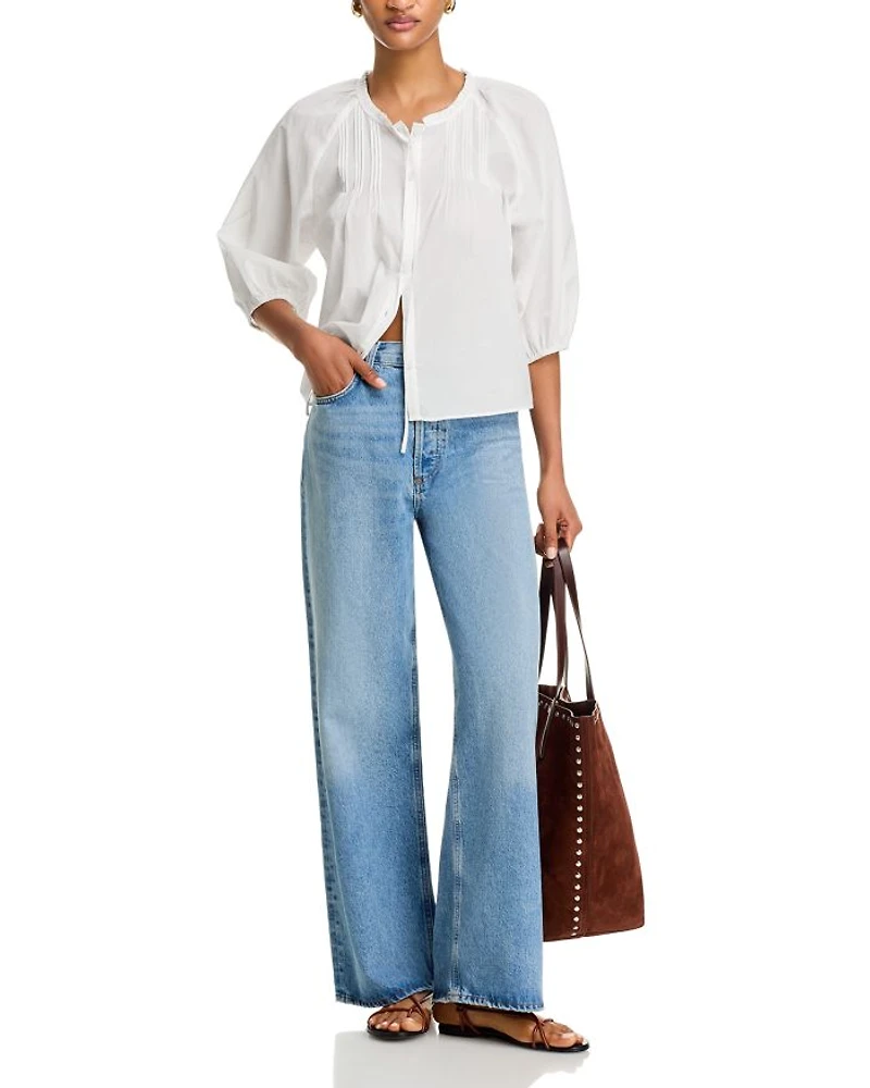 Maisy Pintuck Blouse