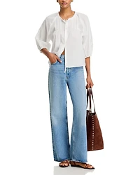 Maisy Pintuck Blouse