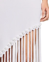 Fringed Crochet Maxi Dress