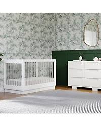 Harlow Acrylic 3-in-1 Convertible Crib