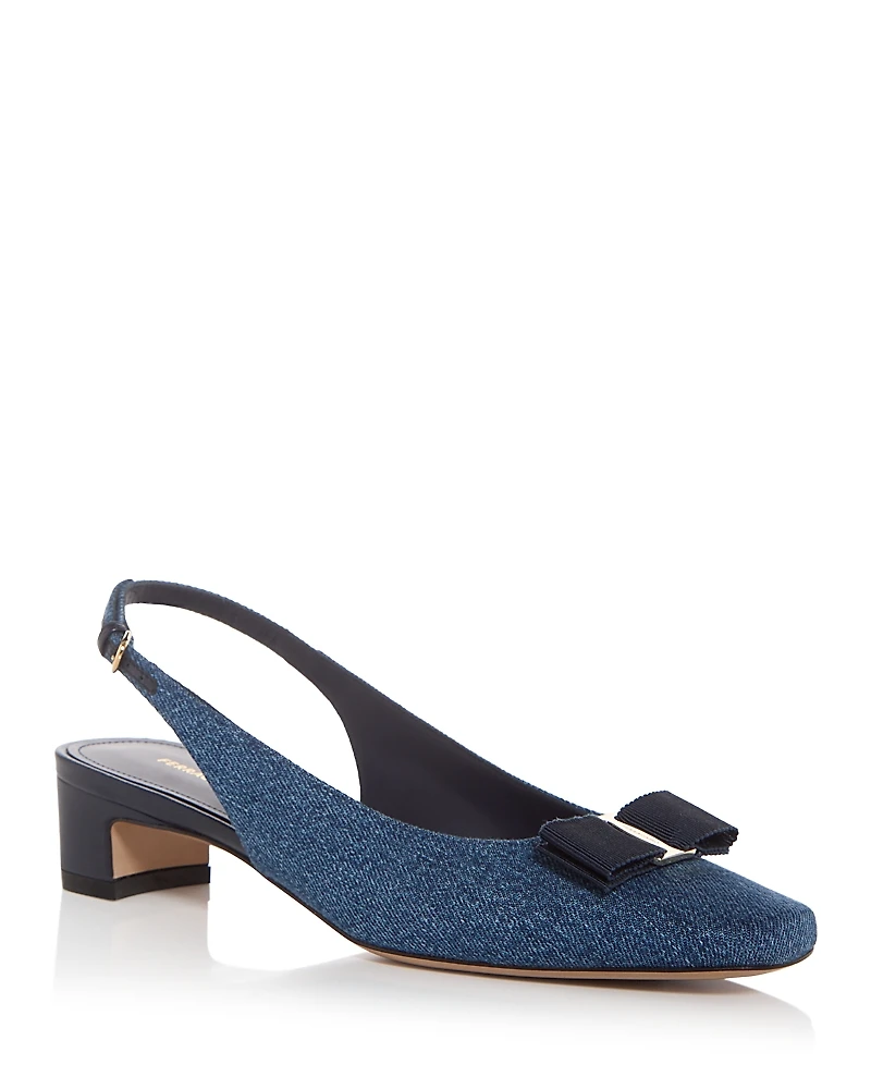 Ferragamo Women's Rivada Slingback Pumps