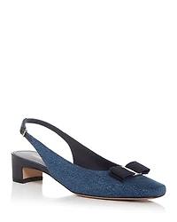 Ferragamo Women's Rivada Slingback Pumps