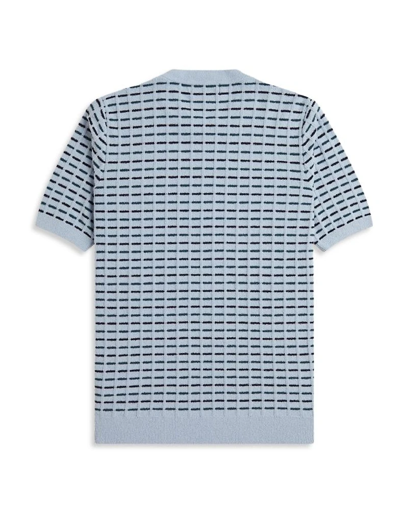 Boucle Ribbed Knit Tee