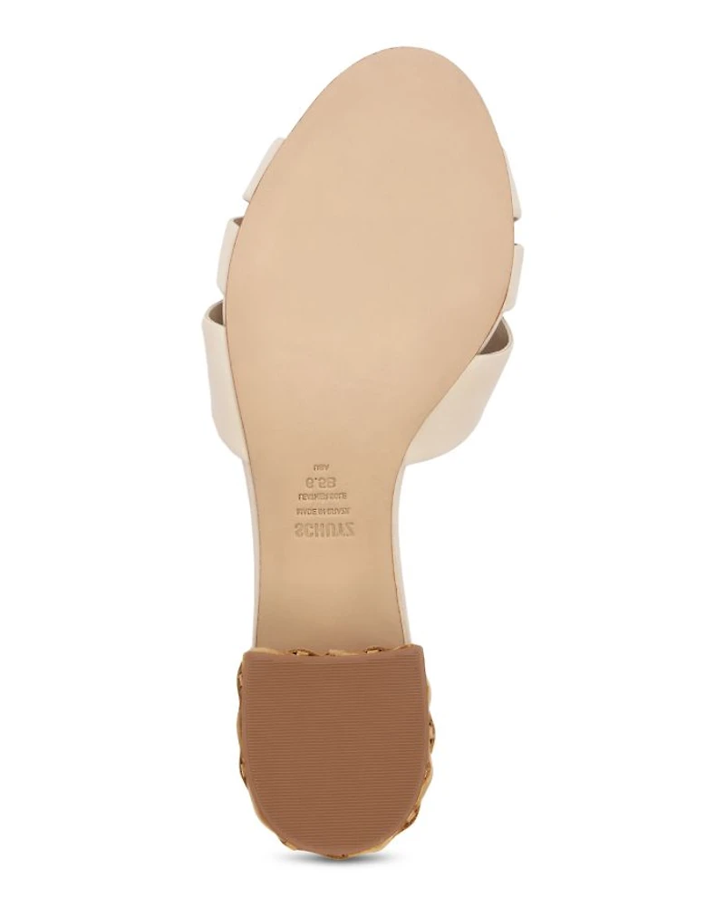 Women's Keefa Straw Heel Sandals