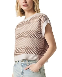 Mary Kate Cap Sleeve Sweater