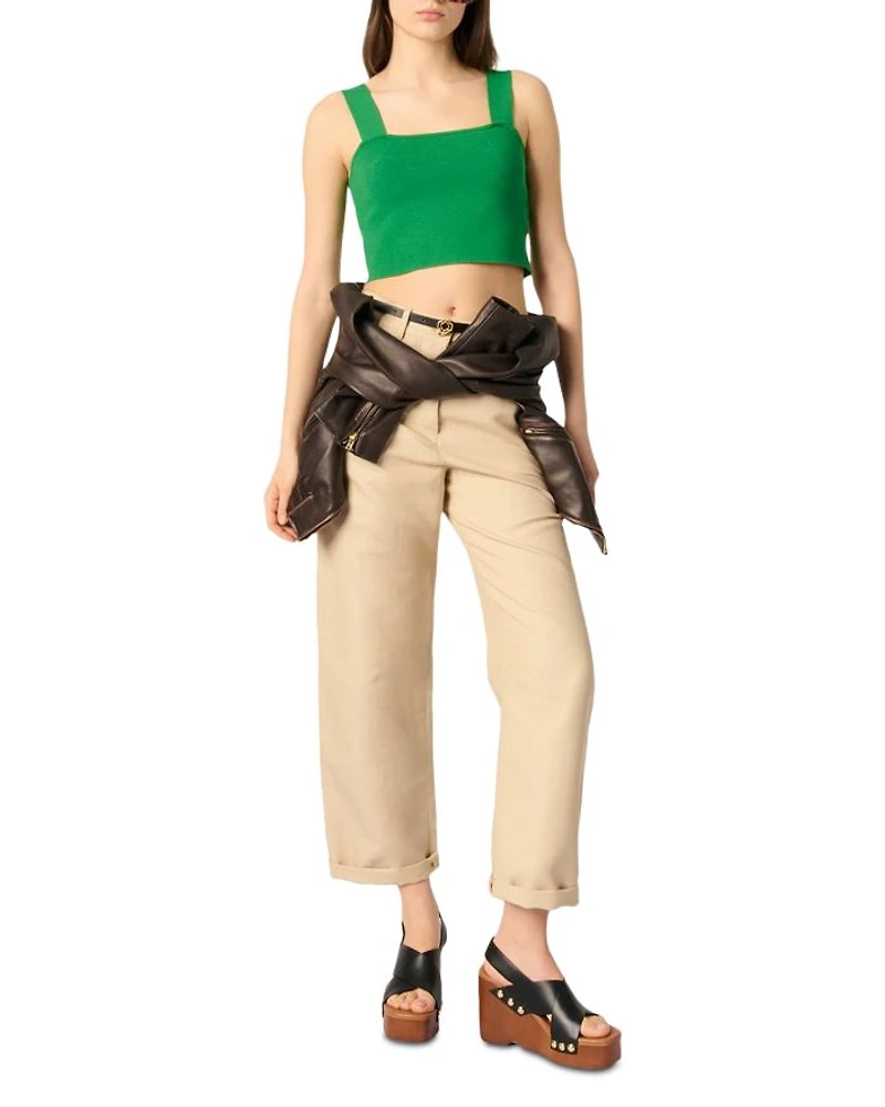 Knit Crop Top