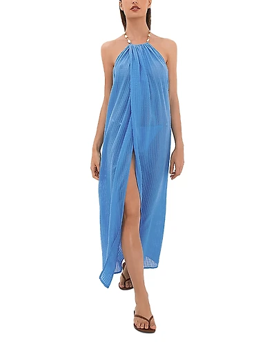 ViX Cloe Halter Maxi Dress Cover Up