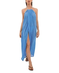 ViX Cloe Halter Maxi Dress Cover Up