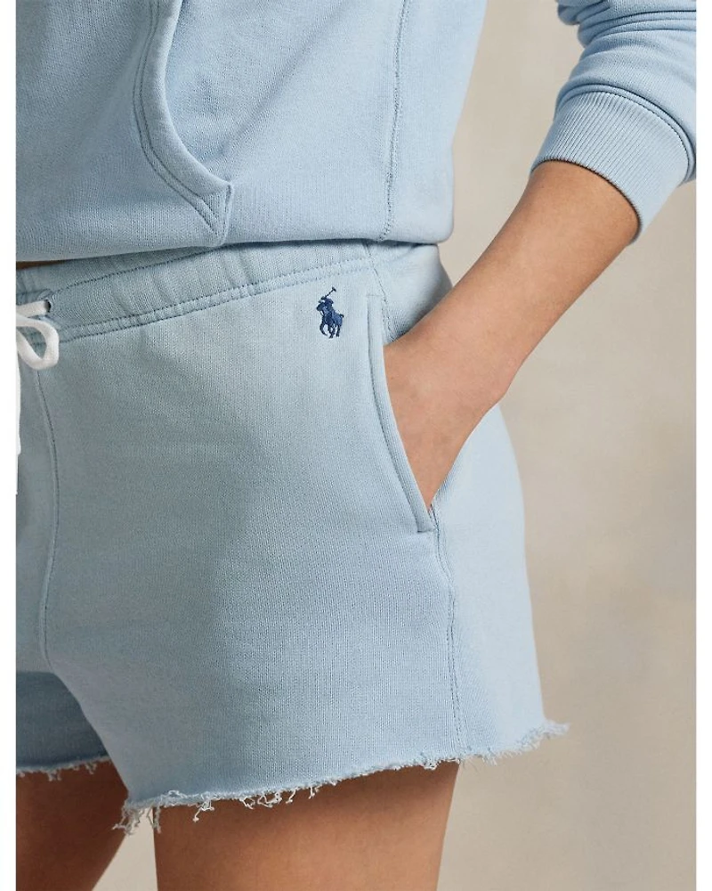 Lightweight Fleece Drawstring Shorts