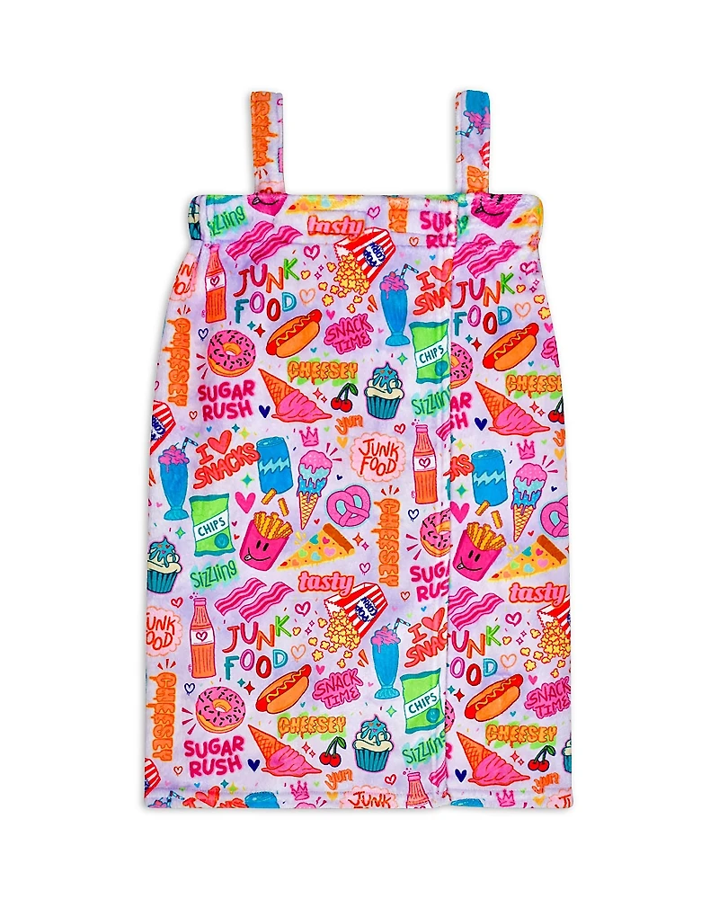 Iscream Girls' Corey Paige Junk Food Spa Wrap - Little Kid, Big Kid