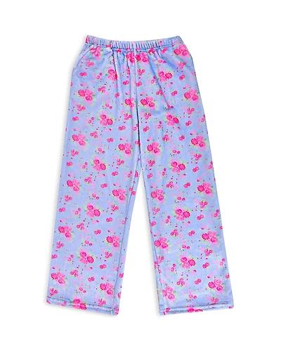 Iscream Girls' Ditsy Floral Plush Pants - Little Kid, Big Kid