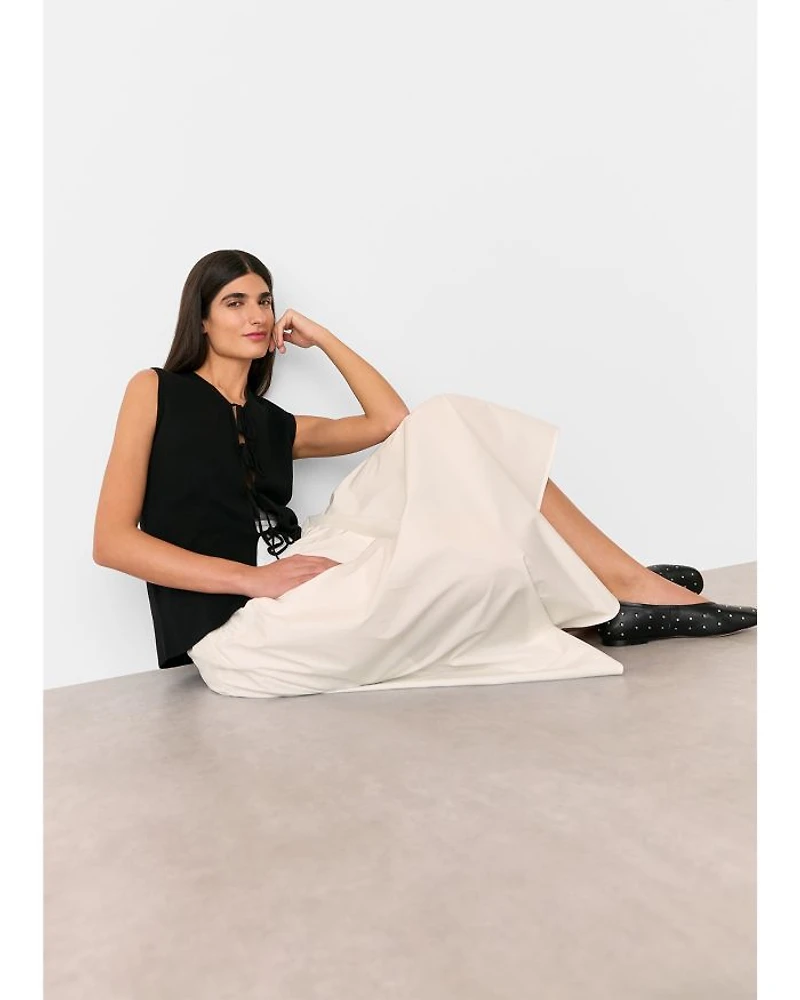 Waisted Midi Skirt