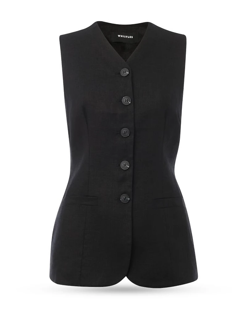 Molly Linen Waistcoat