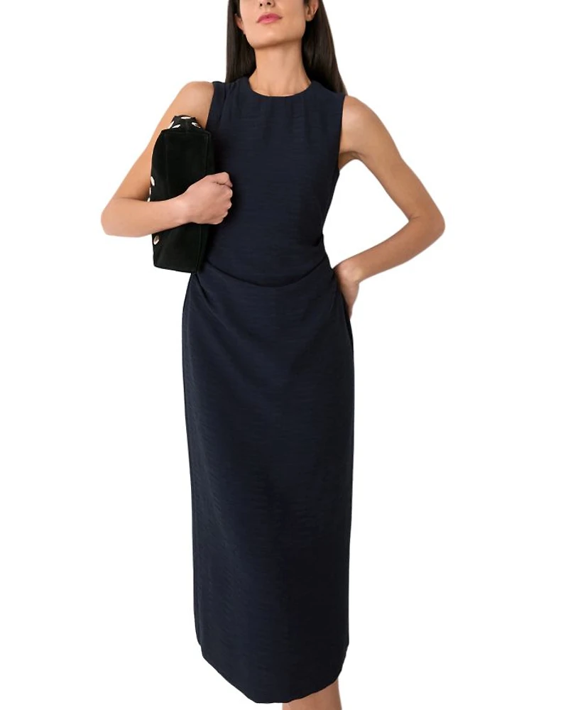 Nora Textured Midi Dress