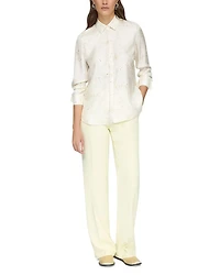 Scottie Silk Blouse
