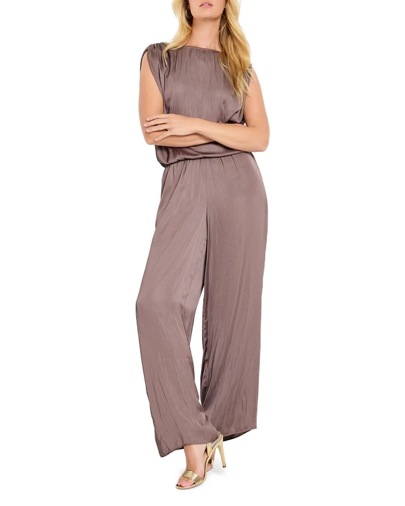 Glossy Sheen Pull On Pants