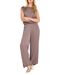 Glossy Sheen Pull On Pants