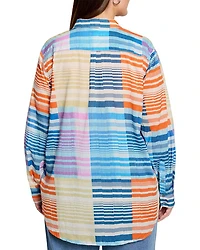 Sunset Stripe Boyfriend Shirt