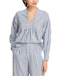 Aqua Popover Top - Exclusive