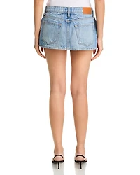 Cherry Denim Mini Skirt